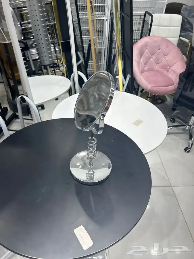 مرايه على الطاوله استيل. علب مناديل 4