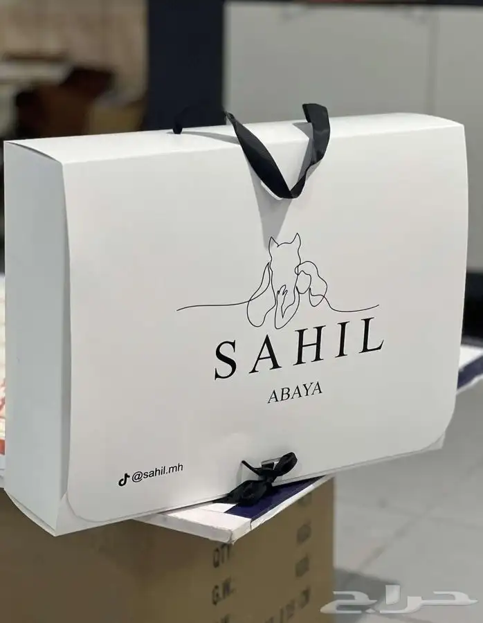 ليبل نسيج ليبل قماش أكياس ملونه بوكسات عبايات أكواب شرايط 3