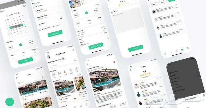 تصميم واجهة مستخدم احترافية لأيفون وأندرويد UX UI 2