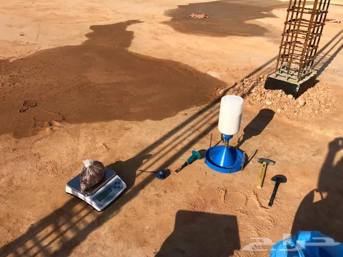 مختبر فحص تربة و خرسانة - اختبارات مواد انشائية - جسات- دمك 16