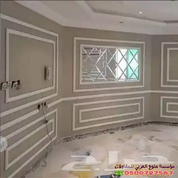 تركيب ديكورات بديل رخام بديل حجر براويز فوم 4