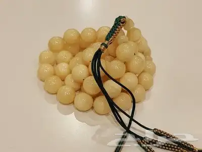 مسباح سبحة كهرمان طبيعي 0