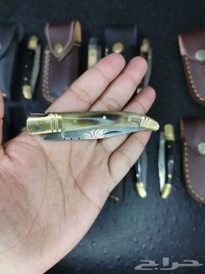 (عرض خاص) سكاكين شغل يدوي مقابض قرون وعظم 2