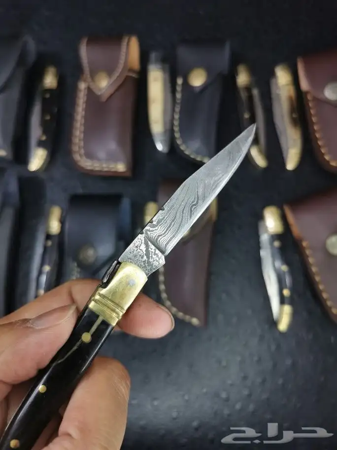(عرض خاص) سكاكين شغل يدوي مقابض قرون وعظم 9