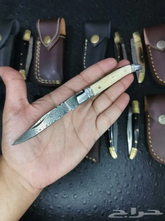 (عرض خاص) سكاكين شغل يدوي مقابض قرون وعظم 4