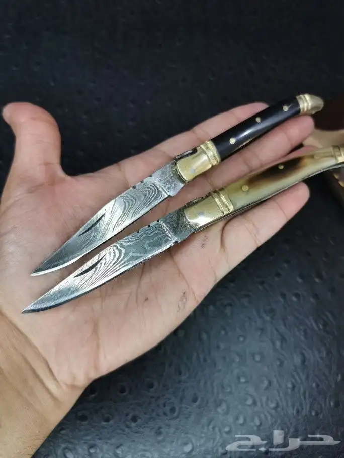 (عرض خاص) سكاكين شغل يدوي مقابض قرون وعظم 0