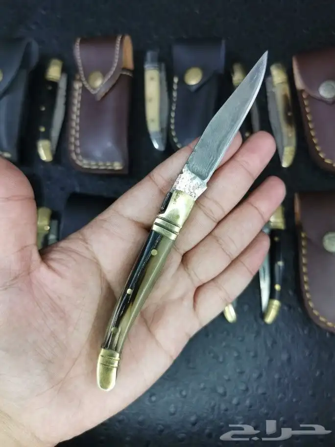 (عرض خاص) سكاكين شغل يدوي مقابض قرون وعظم 6