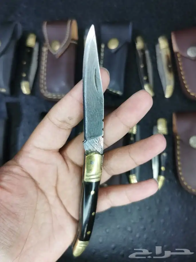 (عرض خاص) سكاكين شغل يدوي مقابض قرون وعظم 7