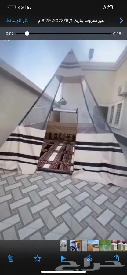 خيام الهرميه شكل جديد 3