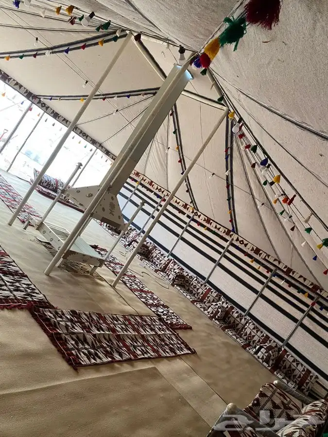 مخيمات بيوت شعر ابيض اسود خيام جميع المقاسات 11