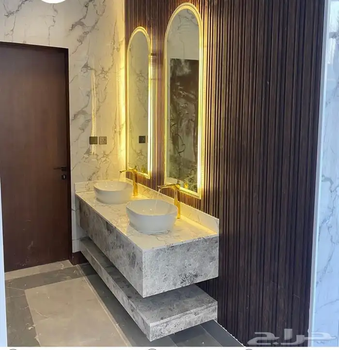 تصميم وتنفيذ مغاسل رخام طبيعي وصناعي 3