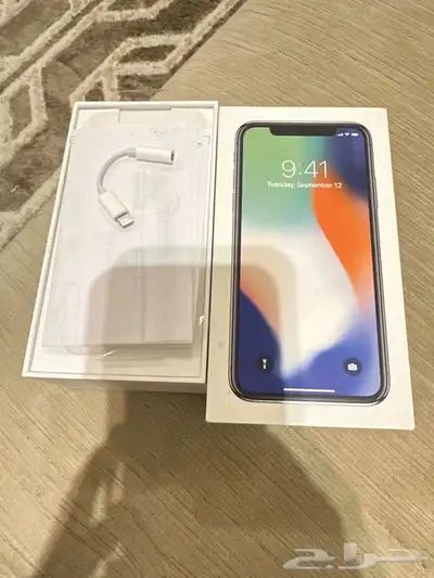 ايفون اكس ( X ) 256 GB بحالة ممتازة لأعلى سوم 9