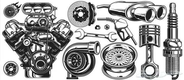 نوفر قطع تعديل المحركات الالمانية والامريكية واليابانية 0