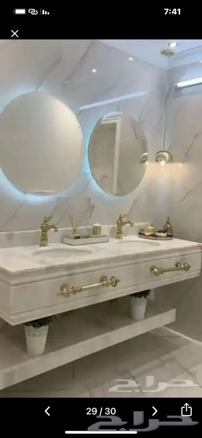 مغاسل رخام طبيعي وصناعي 5