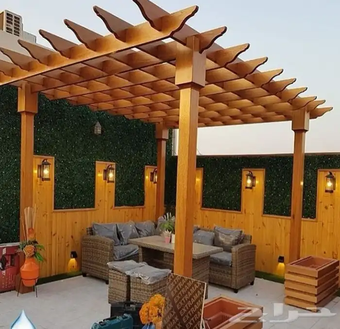 مظلات وجلسات خارجيه فخمه 2023 11