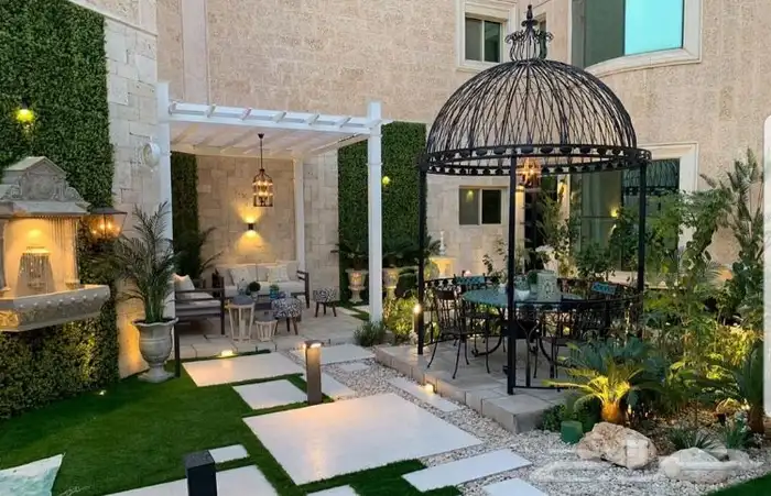 مظلات وجلسات خارجيه فخمه 2023 14