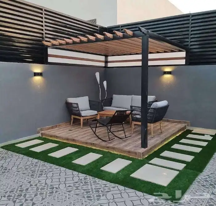 مظلات وجلسات خارجيه فخمه 2023 13
