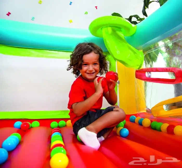 نطيطات كويلار الهوائية مع 25 كورة ب 260 ريال روعة للأطفال 0