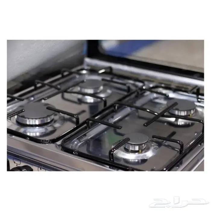 فرن تكنو تكنوجاز 4 شعلات 55 55 ستانلس ستيل 2