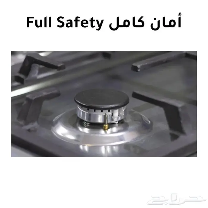 فرن تكنو تكنوجاز 4 شعلات 55 55 ستانلس ستيل 3