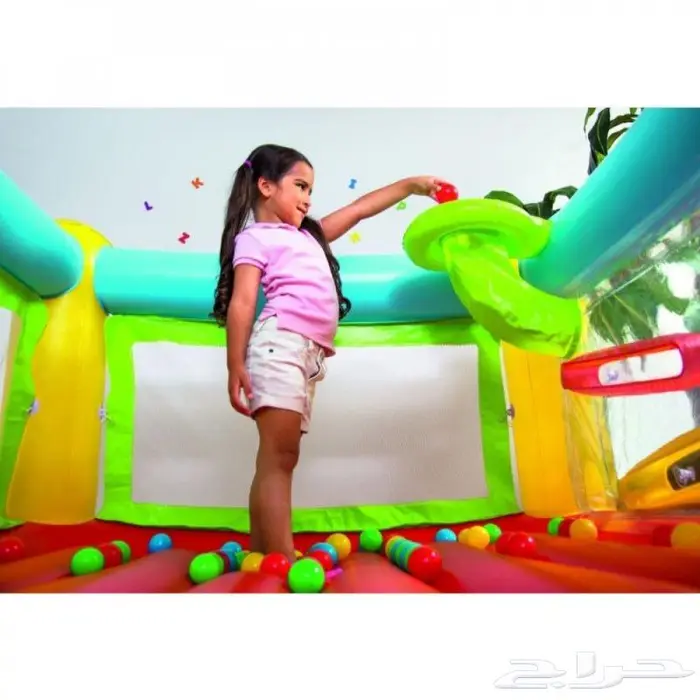 نطيطات كويلار الهوائية مع 25 كورة ب 260 ريال روعة للأطفال 1