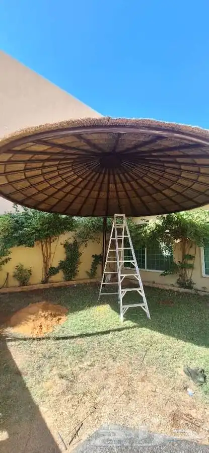 مظلات البامبو الأفريقي جلسات خارجيه 1