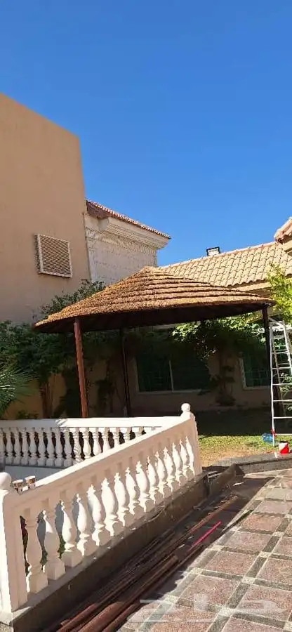 مظلات البامبو الأفريقي جلسات خارجيه 0