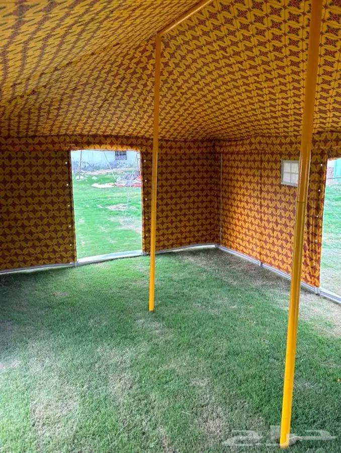 لبيع خيام باكستانية ثلاثة غاط شكل بيت الشعر الاسود 10