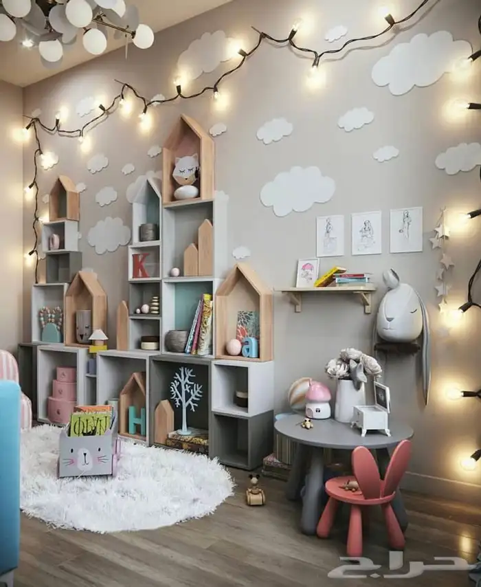 تفصيل غرف ودواليب نوم اطفال واطفال وشباب 34