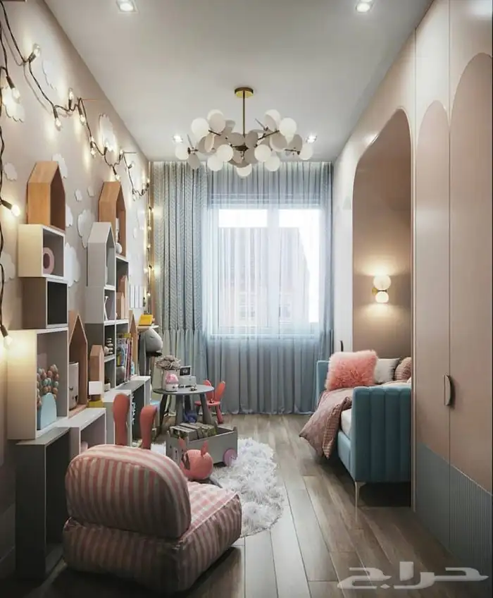 تفصيل غرف ودواليب نوم اطفال واطفال وشباب 36