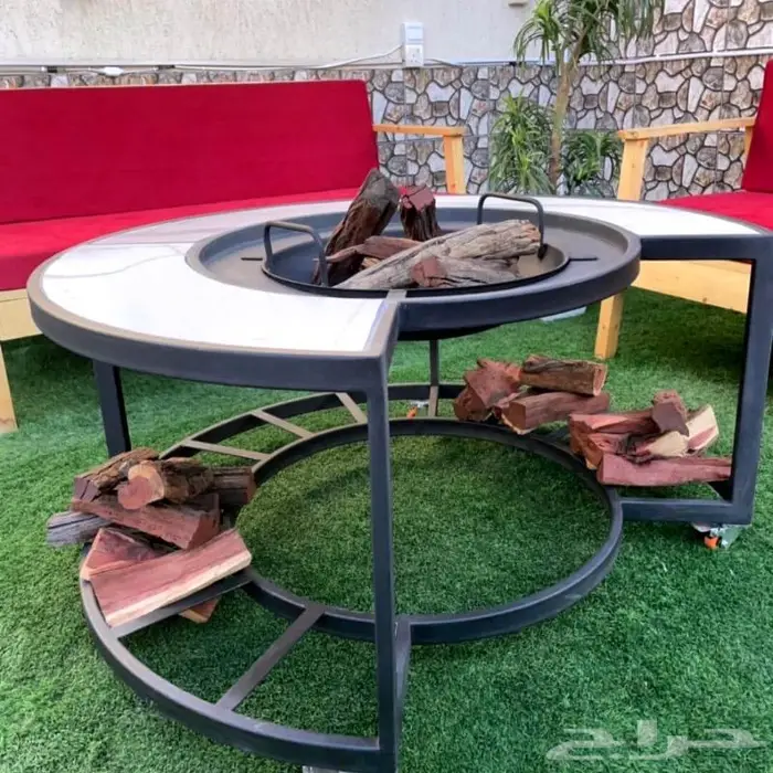 مشب الحطب المتنقل وصل _التوصيل علينا 2