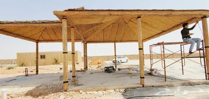 مظلات البامبو الأفريقي جلسات خارجيه 22