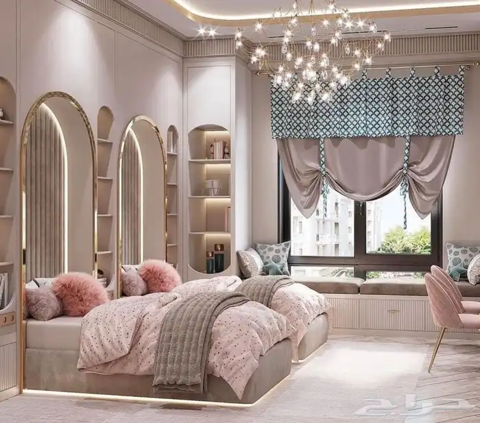 تفصيل غرف ودواليب نوم اطفال واطفال وشباب 0