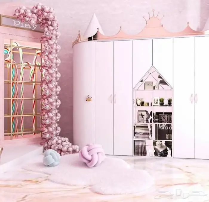 تفصيل غرف ودواليب نوم اطفال واطفال وشباب 13