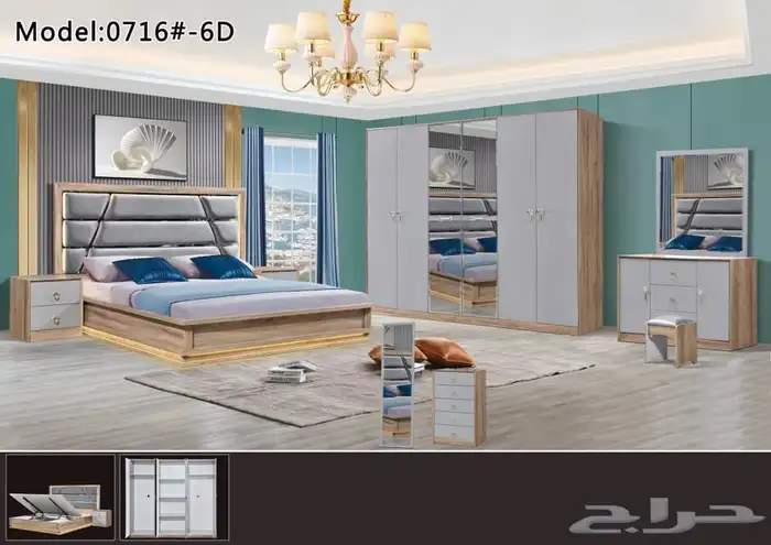 غرف نوم مودرن فخمة وراقية 2