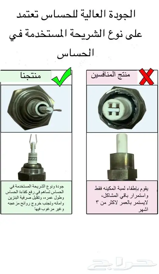 حساس شكمان تويوتا ولكزس كامري كورولا افالون 3