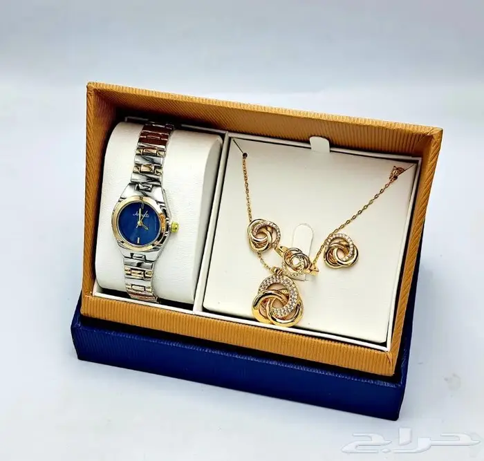 طقم هديه ساعه نسائي فخم 20