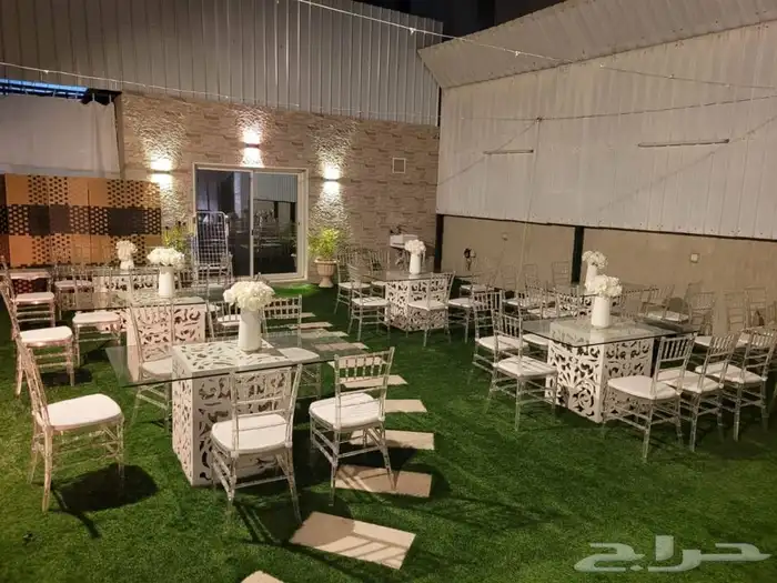 تاجير طاولات وكراسي وكنب وخيام ب انواعها وتجهيز جميع الحفل 60