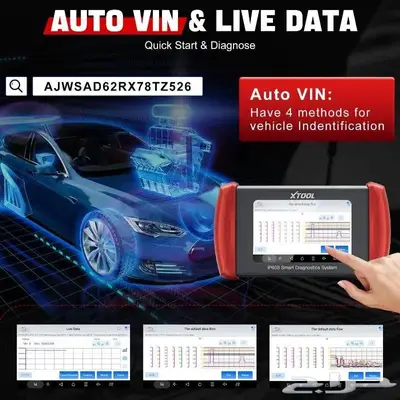 جهازفحص وبرمجة السيارات XTOOL IP608 4