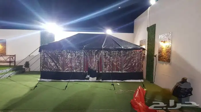 لبيع خيام باكستانية ثلاثة غاط شكل بيت الشعر واجهة شفاف 1