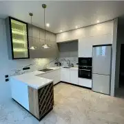 مطابخ خشب وصاج والمنيوم وخزائن ورخام صناعي مغاسل بورسلان 2