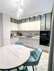 مطابخ خشب وصاج والمنيوم وخزائن ورخام صناعي مغاسل بورسلان 0