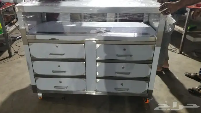ثلاجات استيل طاولات افران دواليب مطاعم كافيهات ملاحم غرف 7