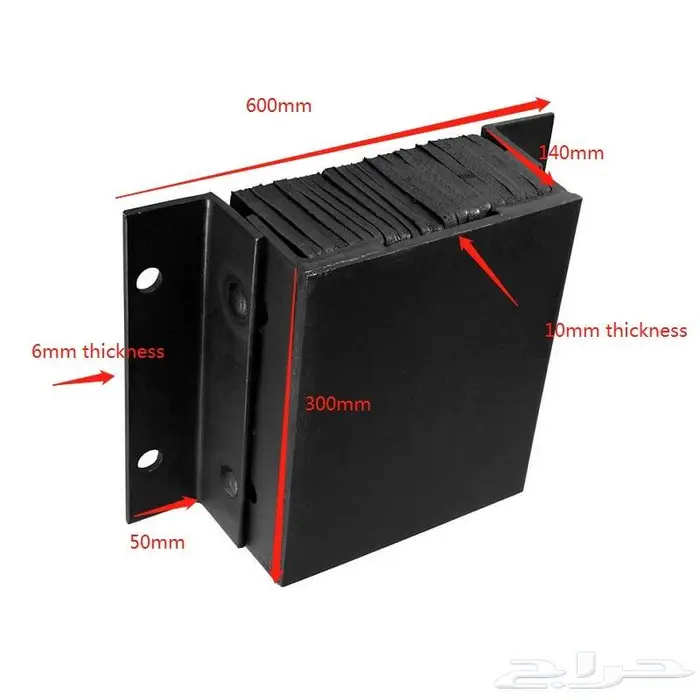 منصة تعديل المستوي ومصدات ربل للشاحنات DOCK LEVELER--bumper 0