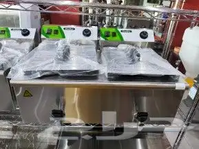 قلاية بطاطس قلايات حوض وحوضين جديدة ضمان ثلاثه سنوات 1