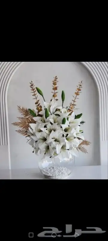 ورد هدايا تنسيقات ورد مع كيك وباقات وفازات ورد صناعي 4