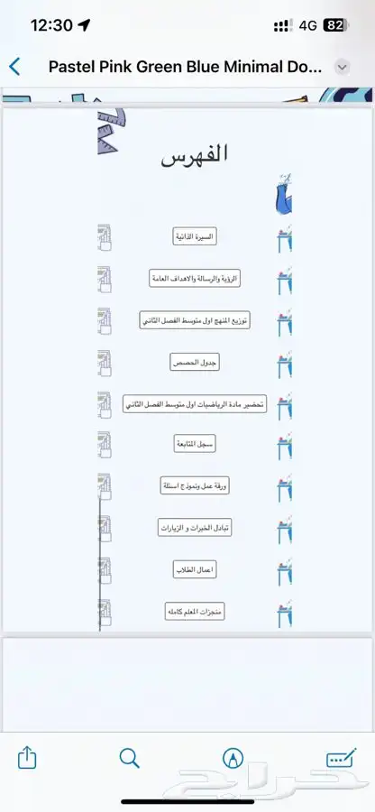ملفات انجاز للمعلمين و المعلمات والادارين والطلبه 8