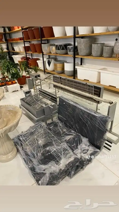 شواية دوران كهرب على الغاز والفحم 5