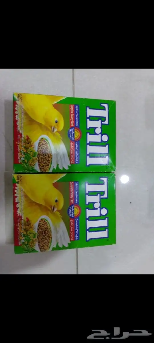 قفص عصافير مع غذاء 1
