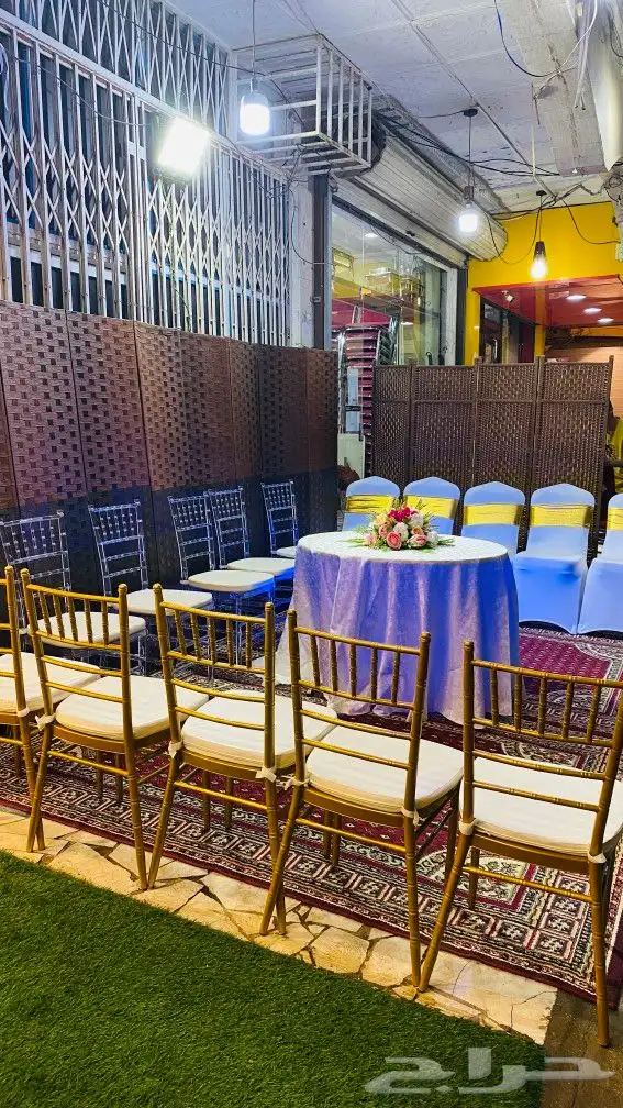 تأجير كراسي وطاولات 2
